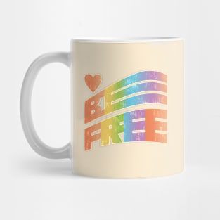 Be Free (Pride Rainbow) Mug